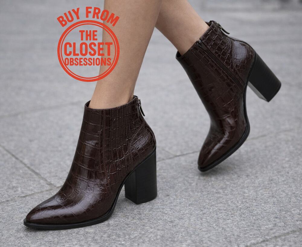 ZARA Heeled Ankle Boots NWT